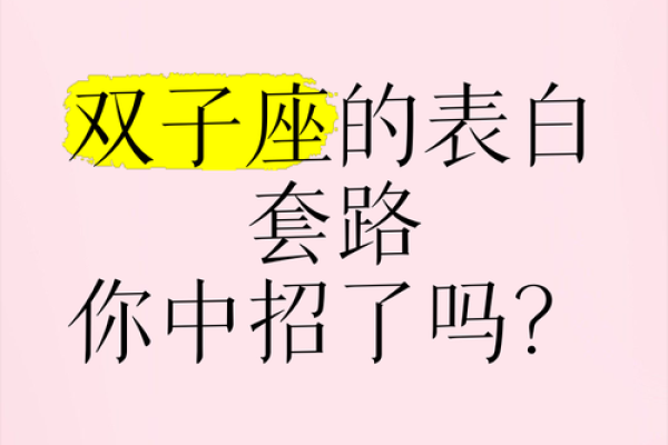 跟双子座表白会成功吗（双子座被表白后的反应）